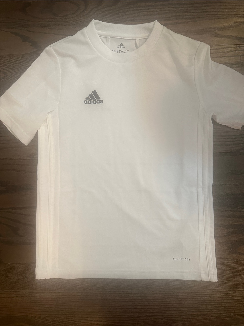 adidas White Short Sleeve AEROREADY Performance Tee for Kids